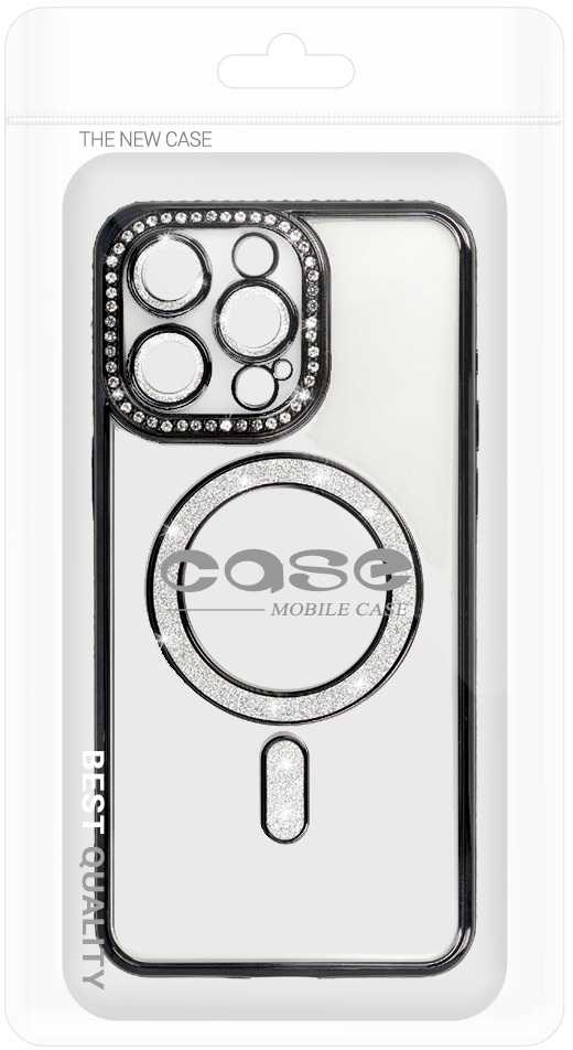 Toptel Topt Bling Magsafe Dėklas skirtas Apple iPhone 17 Pro Max juodos spalvos
