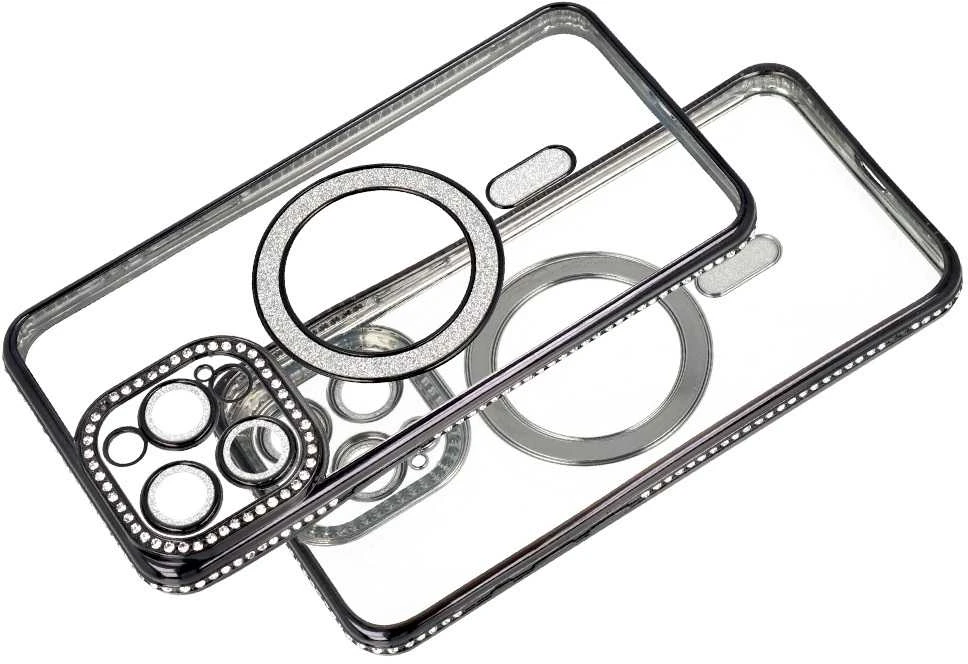 Fusion Accessories Topt Bling Magsafe Dėklas skirtas Apple iPhone 17 Air violetinės spalvos