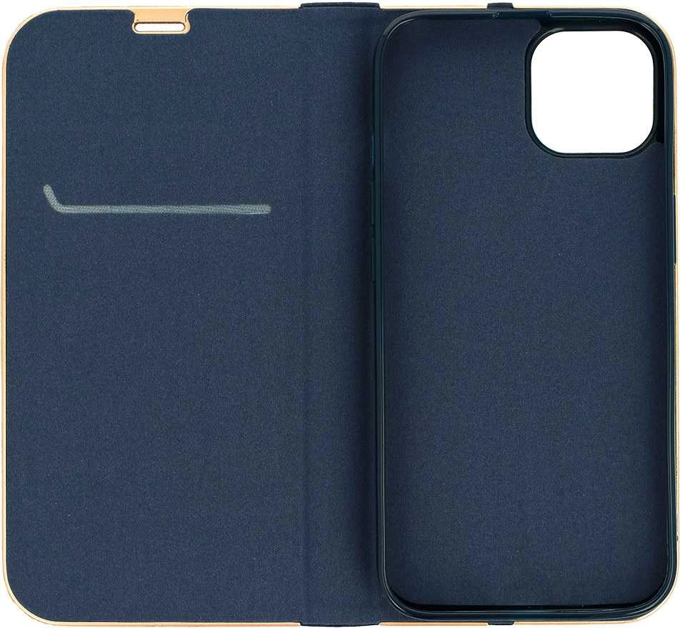 Fusion Accessories Topt Book dėklas su rėmeliu skirtas Huawei P10 Lite mėlynos spalvos