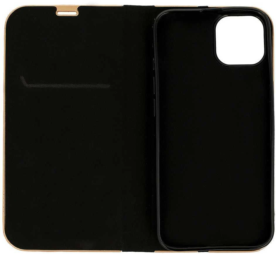 Fusion Accessories Topt Book dėklas su rėmeliu skirtas Iphone 13 Mini juodos spalvos