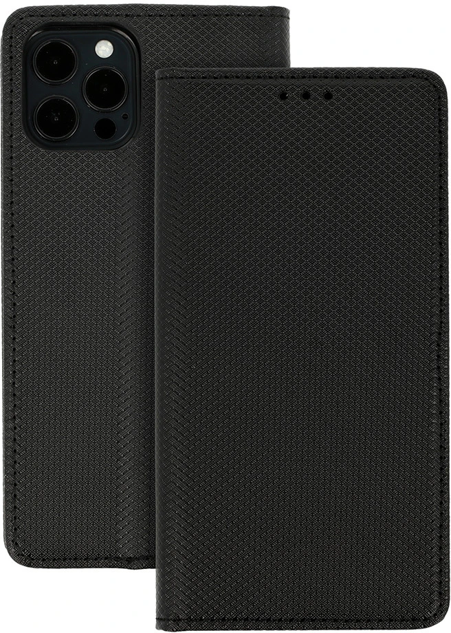 Fusion Accessories Specialus knygos dėklas, skirtas SAMSUNG GALAXY A55 5G Juodas