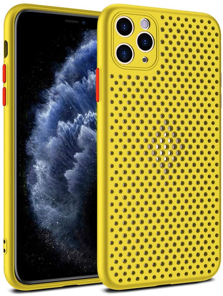 Dėklas Tel Protect Breath Case skirtas Apple iPhone 12/12 Pro aukso spalvos