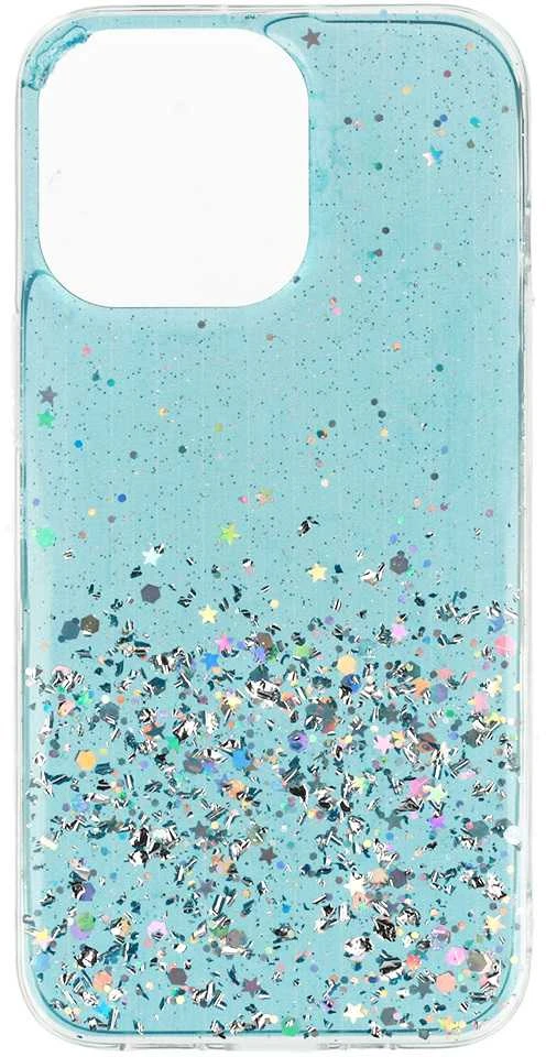 Fusion Accessories Topt Brilliant skaidrus dėklas skirtas Apple iPhone 13 Pro mėlynos spalvos