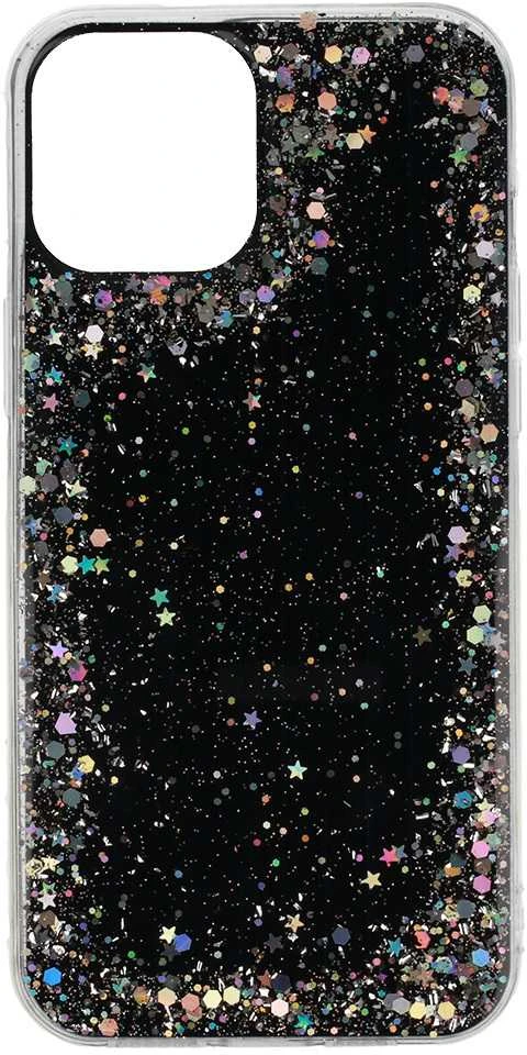 Fusion Accessories Topt Brilliant skaidrus dėklas skirtas Apple iPhone 12 Pro Max juodos spalvos