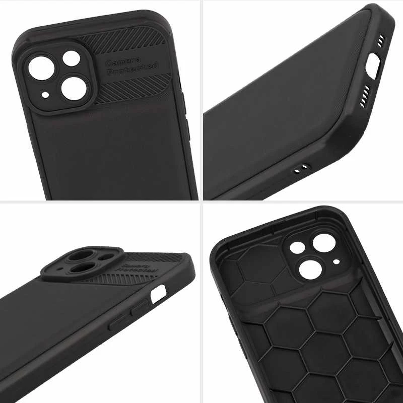 Topt Camera Protected dėklas skirtas Apple iPhone 14 Pro Max juodos spalvos