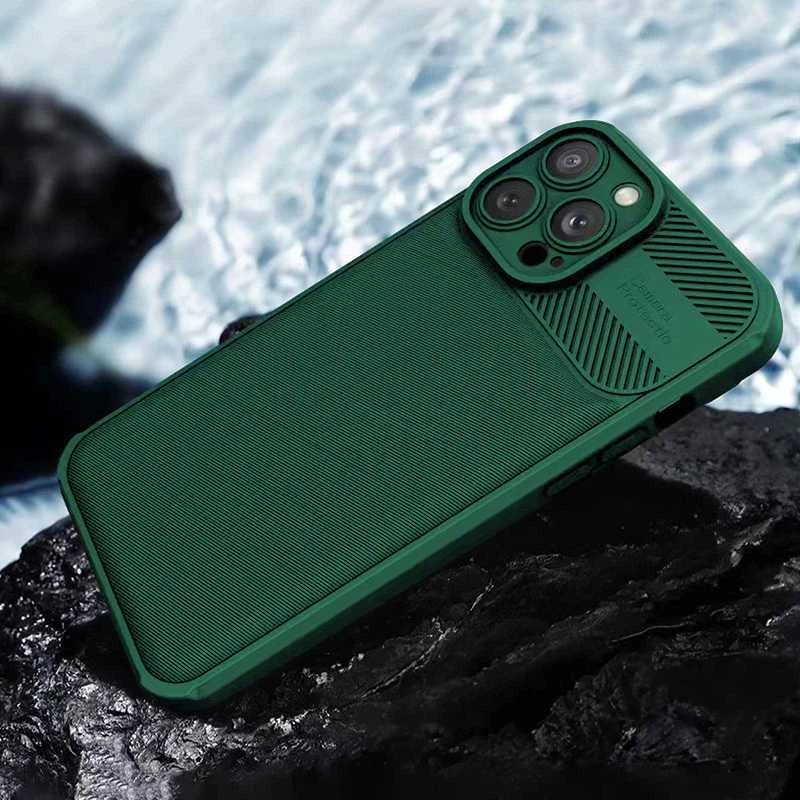 Fusion Accessories Topt Camera Protected dėklas skirtas Xiaomi Redmi 12 žalias