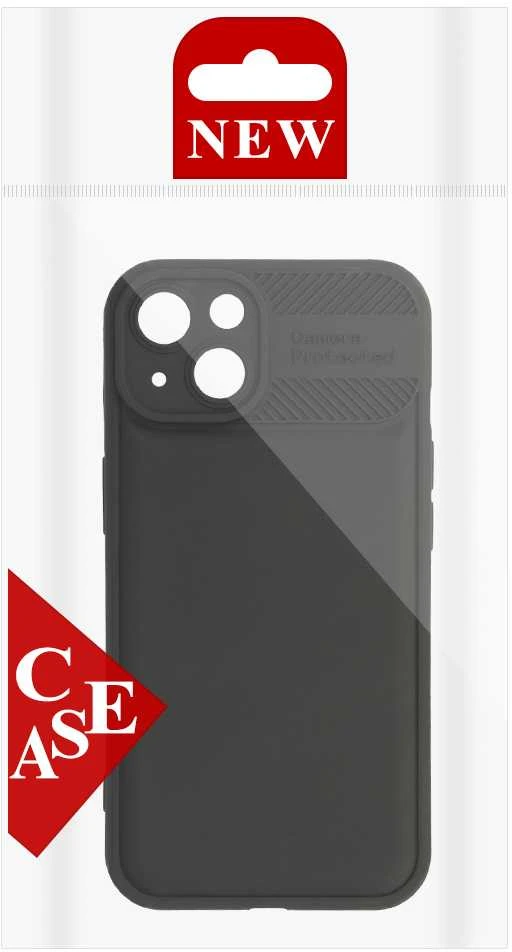 Toptel Topt Camera Protected dėklas skirtas Xiaomi Redmi Note 13 4G juodos spalvos