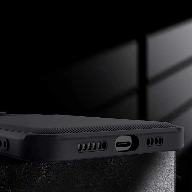 Toptel Topt Camera Protected dėklas skirtas Xiaomi Redmi Note 13 4G juodos spalvos