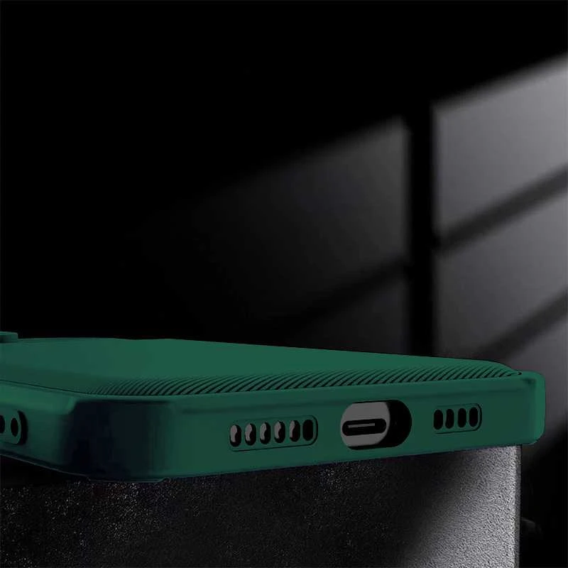 Fusion Accessories Topt Camera Protected dėklas skirtas Xiaomi Redmi 12 žalias