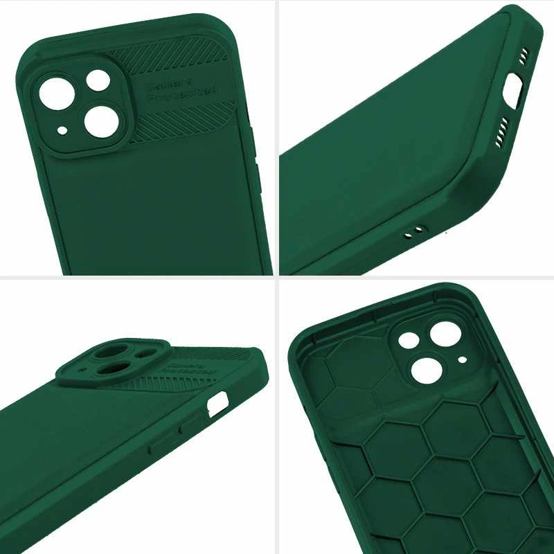Fusion Accessories Topt Camera Protected dėklas skirtas Xiaomi Redmi 12 žalias