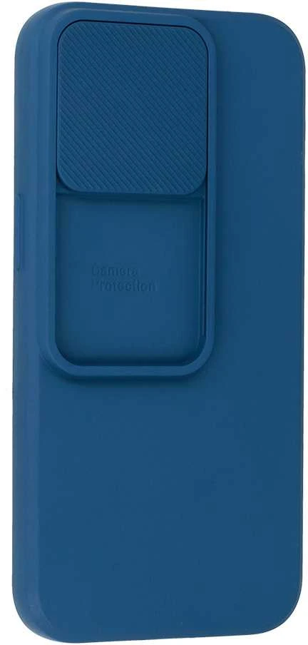Fusion Accessories Topt Camshield Soft dėklas skirtas Apple iPhone 13 Pro Max mėlynos spalvos
