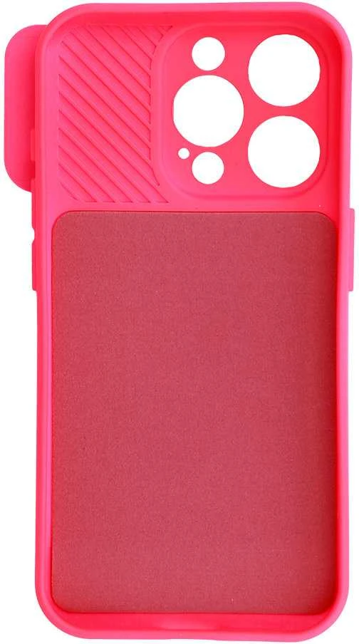 Fusion Accessories Topt Camshield Soft dėklas skirtas Apple iPhone 15 Pro Max rožinės spalvos
