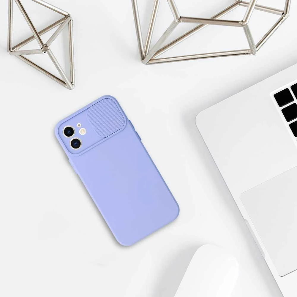 Toptel Topt Camshield Soft dėklas skirtas Apple iPhone 11 Light violetinės spalvos