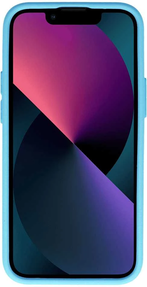 Topt Camshield Soft dėklas skirtas Apple iPhone 15 Plus Light mėlynos spalvos