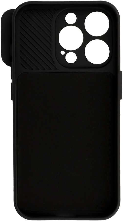 Toptel Topt Camshield Soft dėklas skirtas iPhone 15 Pro juodos spalvos