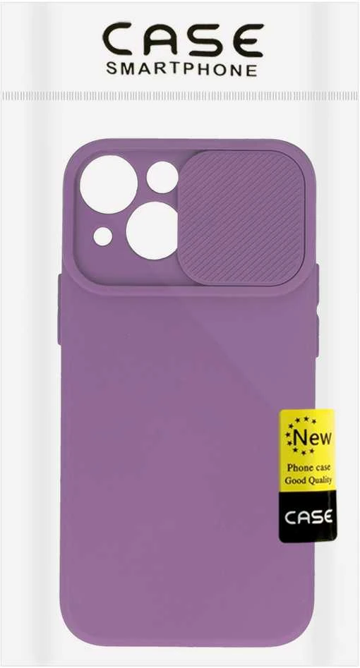 Fusion Accessories Topt Camshield Soft dėklas skirtas Apple iPhone 16 violetinės spalvos