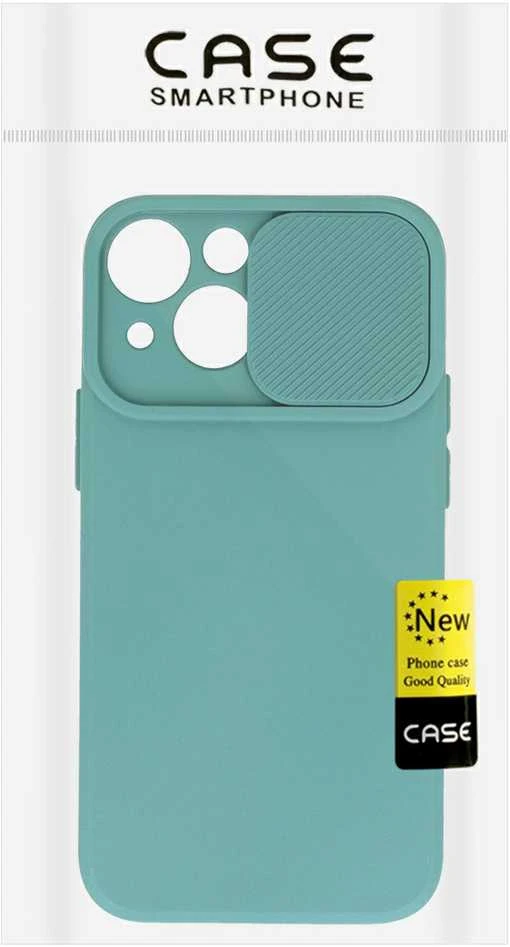 Toptel Topt Camshield Soft dėklas skirtas Apple iPhone 14 Pro Max Dark žalias