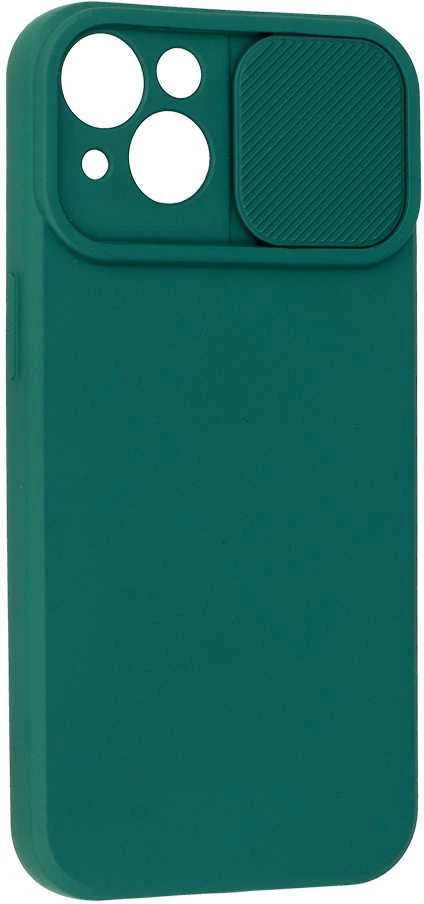 Fusion Accessories Topt Camshield Soft dėklas skirtas Apple iPhone 13 Dark žalias