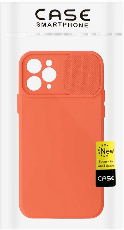 Toptel Topt Camshield Soft dėklas skirtas Apple iPhone 11 Pro oranžinės spalvos