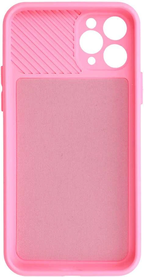 Fusion Accessories Topt Camshield Soft dėklas skirtas Apple iPhone 11 Pro Max Light rožinės spalvos