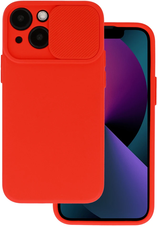 Dėklas Fusion Accessories Camshield Soft skirtas iPhone 12 Pro Max Raudona