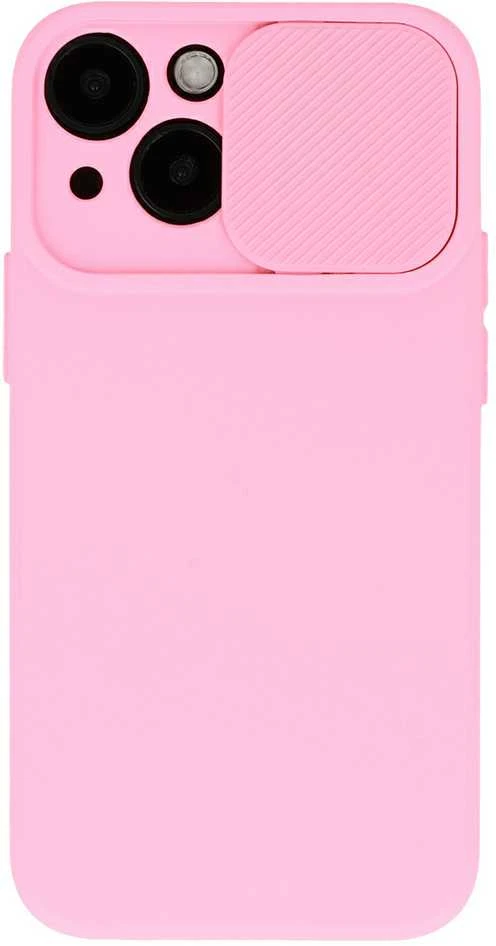 Fusion Accessories Topt Camshield Soft dėklas skirtas Apple iPhone 16 Plus Light rožinės spalvos