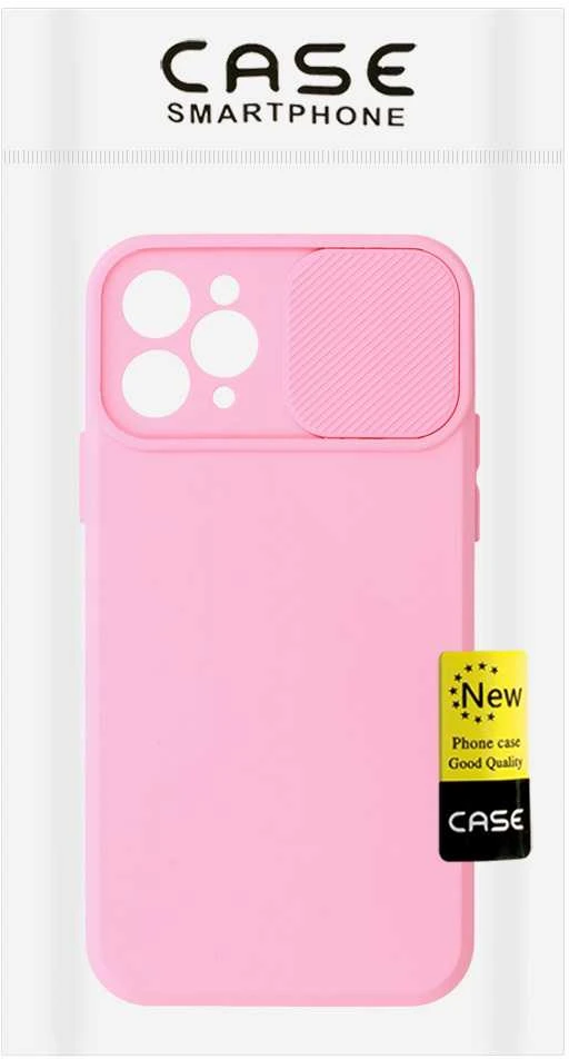 Fusion Accessories Topt Camshield Soft dėklas skirtas Apple iPhone 11 Pro Light rožinės spalvos