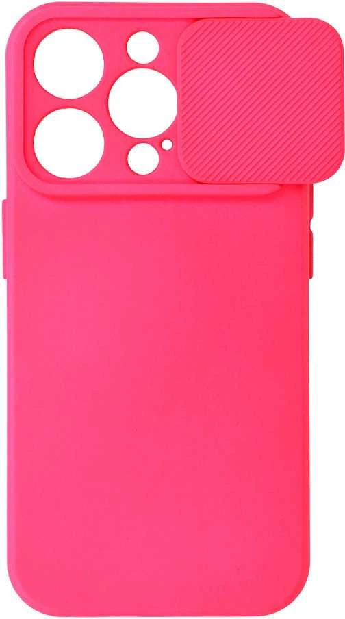 Fusion Accessories Topt Camshield Soft dėklas skirtas Apple iPhone 15 Pro Max rožinės spalvos