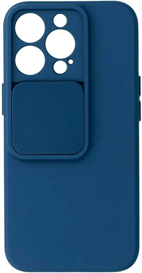 Fusion Accessories Topt Camshield Soft dėklas skirtas Apple iPhone 13 Pro Max mėlynos spalvos