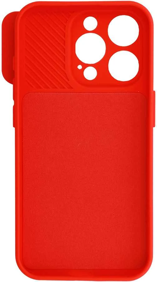 Toptel Topt Camshield Soft dėklas skirtas Apple iPhone 15 Pro Max Raudona