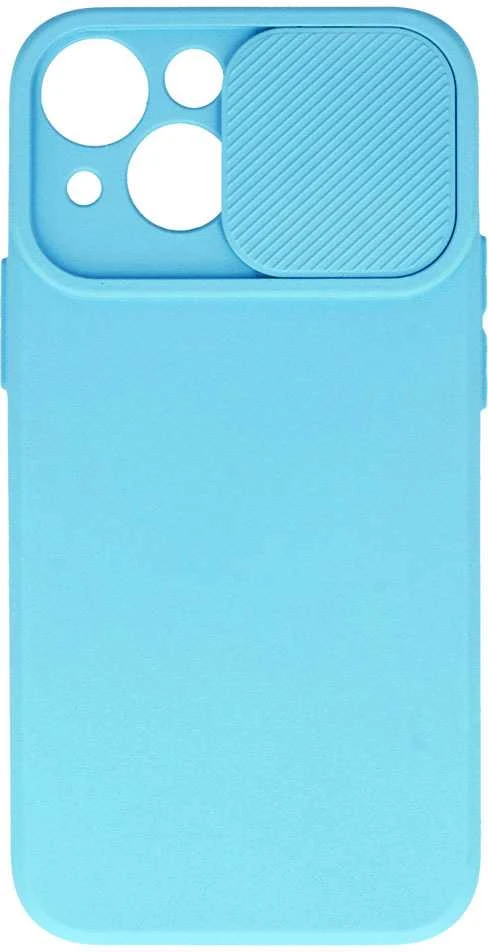 Fusion Accessories Topt Camshield Soft dėklas skirtas Apple iPhone 14 Pro Max Light mėlynos spalvos