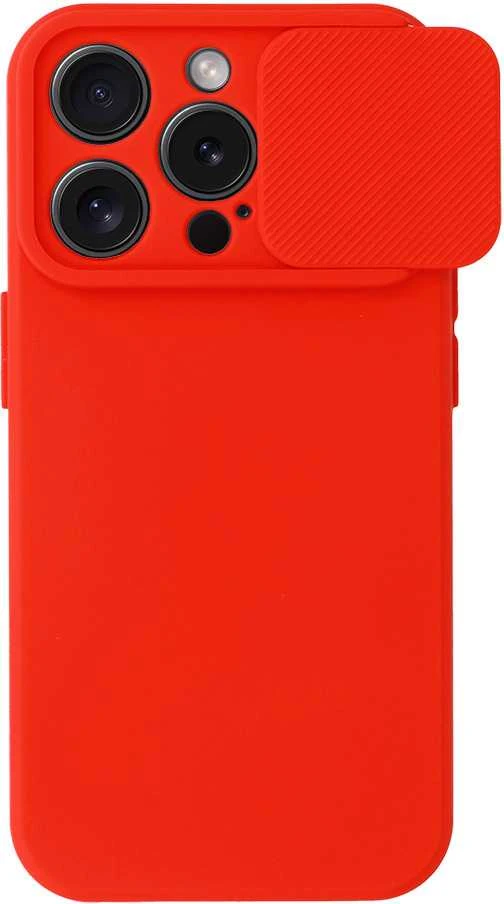 Toptel Topt Camshield Soft dėklas skirtas Apple iPhone 15 Pro Max Raudona