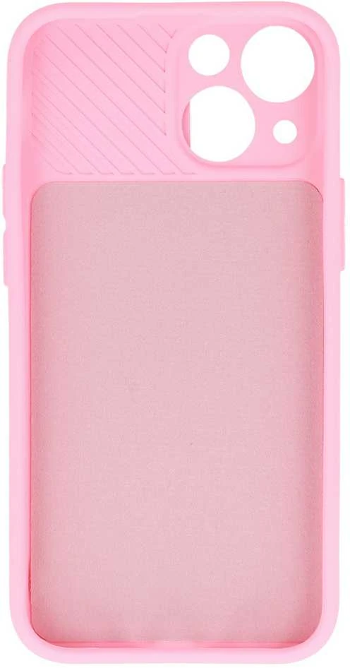 Fusion Accessories Topt Camshield Soft dėklas skirtas Apple iPhone 14 Pro Light rožinės spalvos