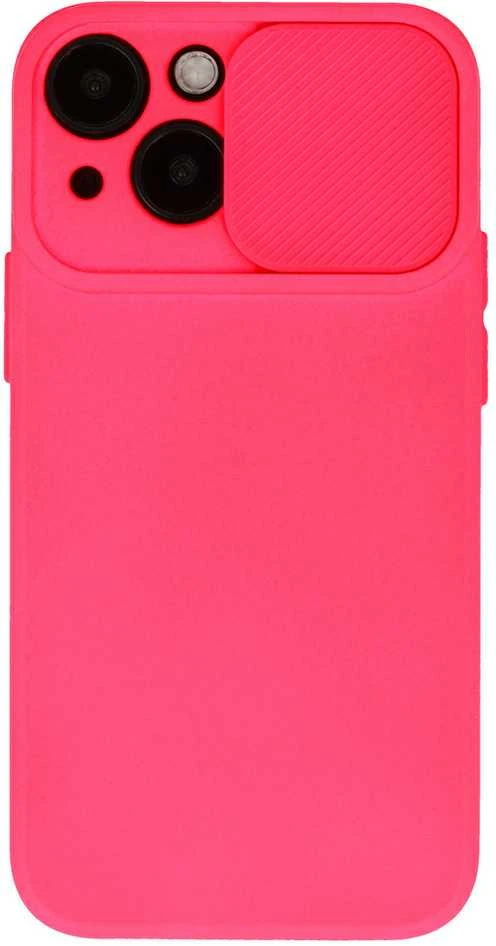 Fusion Accessories Topt Camshield Soft dėklas skirtas Apple iPhone 16 Plus rožinės spalvos