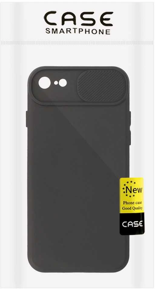 Fusion Accessories Topt Camshield Soft dėklas skirtas Apple iPhone 7 Plus/8 Plus juodos spalvos