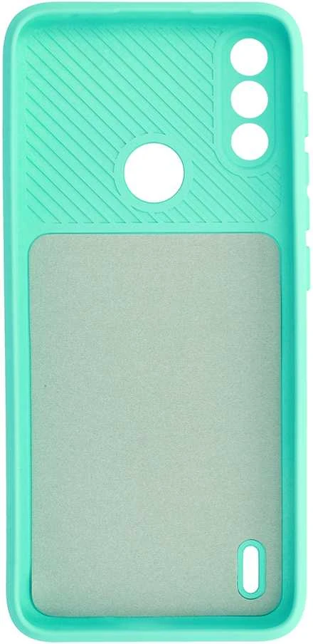 Fusion Accessories Topt Camshield Soft dėklas skirtas Motorola Moto E7 Power/E7i Power mėtų spalvos