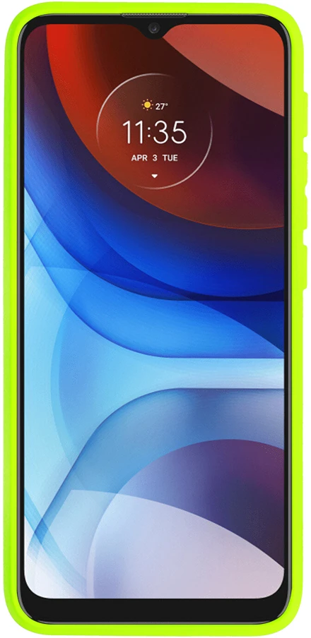 Dėklas Toptel „Camshield Soft“, skirtas „Motorola Moto E7 Power/E7i Power Lime“