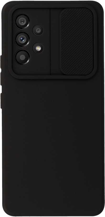 iLike Topt Camshield Soft dėklas skirtas Samsung Galaxy A53 5G juodos spalvos