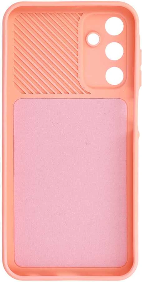 Fusion Accessories Topt Camshield Soft dėklas skirtas Samsung Galaxy A15 4G/5G Salmon