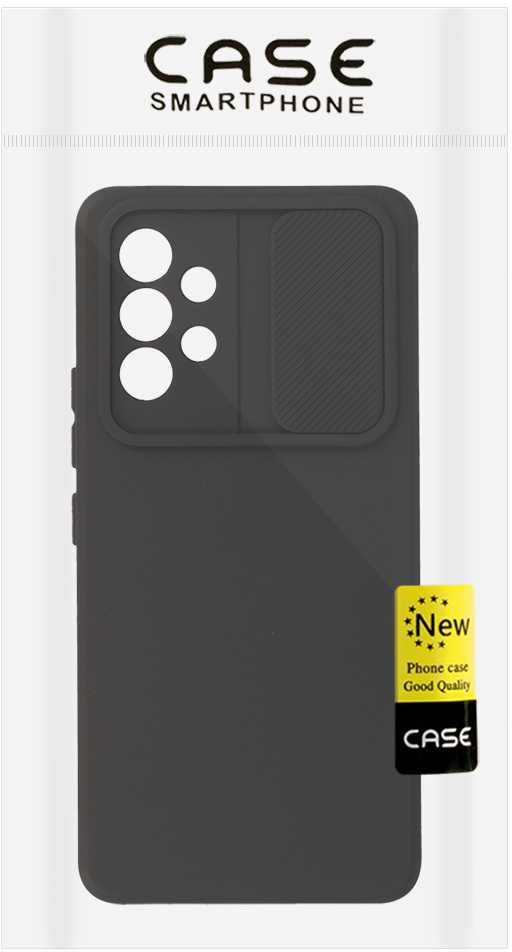 iLike Topt Camshield Soft dėklas skirtas Samsung Galaxy A53 5G juodos spalvos