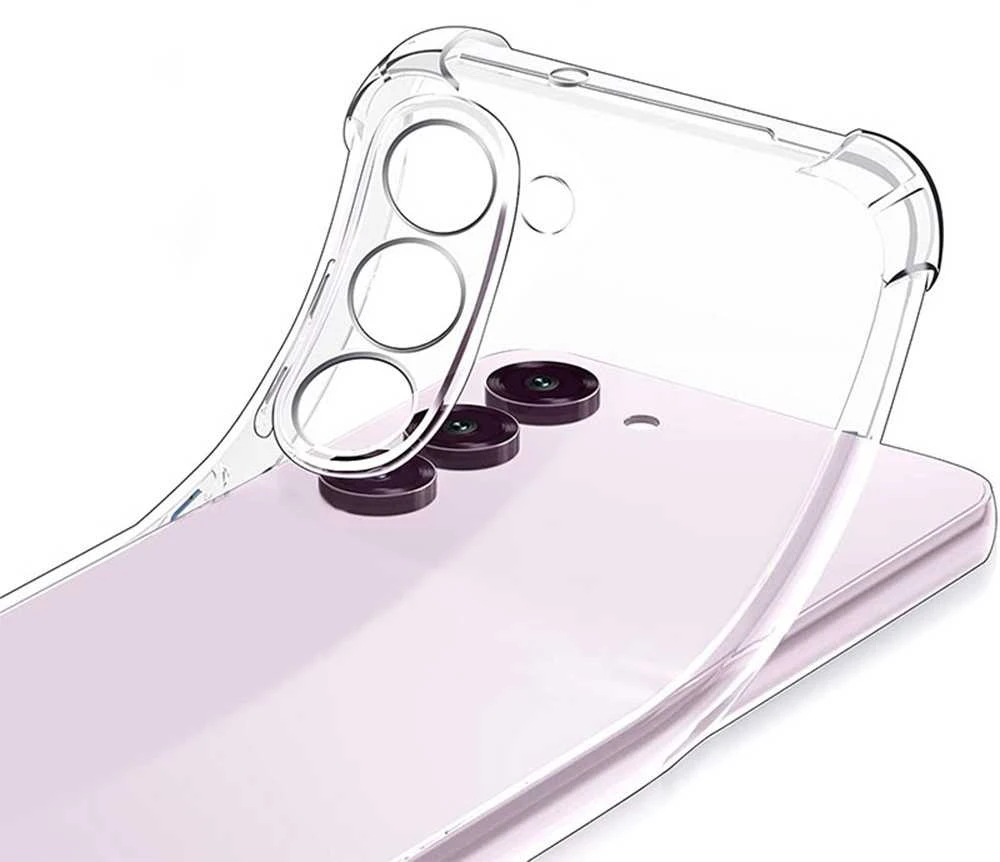 Topt Clin Anti Shock 1,5mm skirtas Xiaomi Redmi Note 12S dėklas telefonui skaidrus