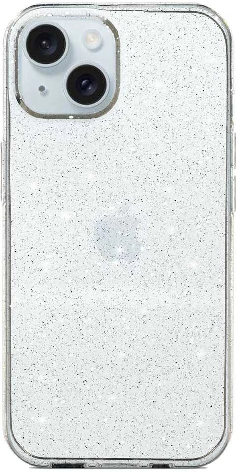Topt Crystal Glitter Dėklas skirtas Apple iPhone 14 sidabro spalvos
