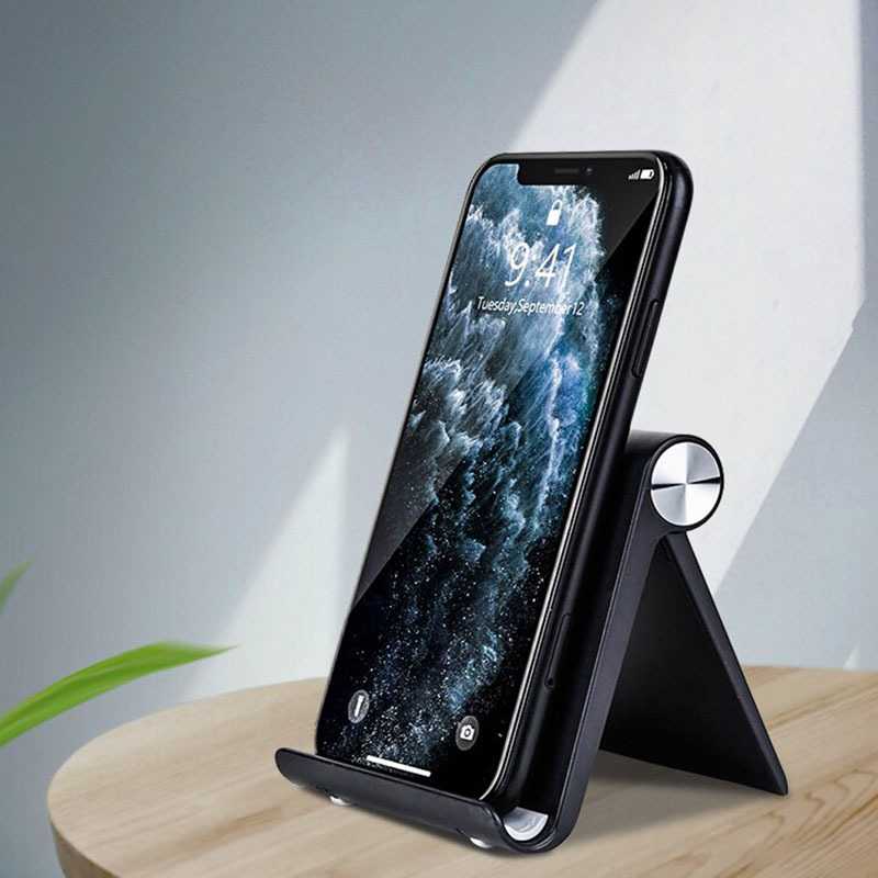 Topt Desktop laikiklis, stand telefonui, tablet Type 2 juodos spalvos