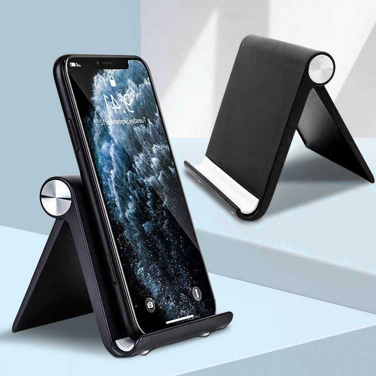 Topt Desktop laikiklis, stand telefonui, tablet Type 2 juodos spalvos