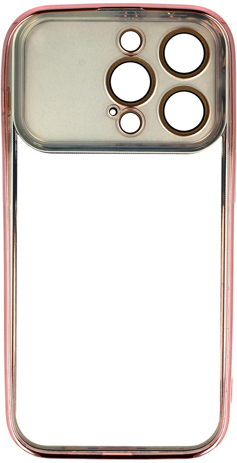 Fusion Accessories Electro Lens Dėklas skirtas Apple iPhone 13 Pro Rose auksinis