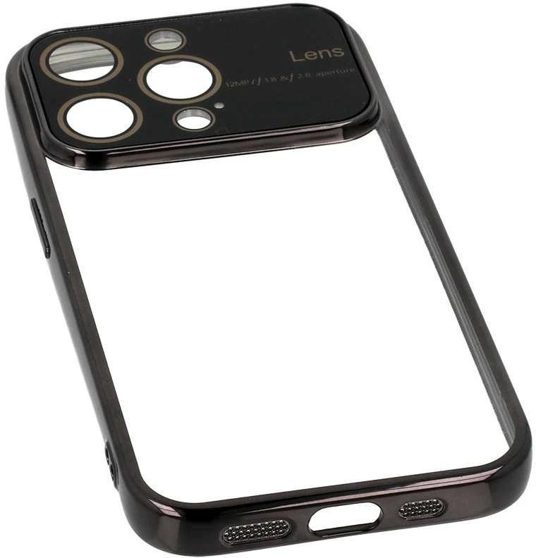 Fusion Accessories Topt Electro Lens dėklas skirtas Apple iPhone 14 Pro juodos spalvos
