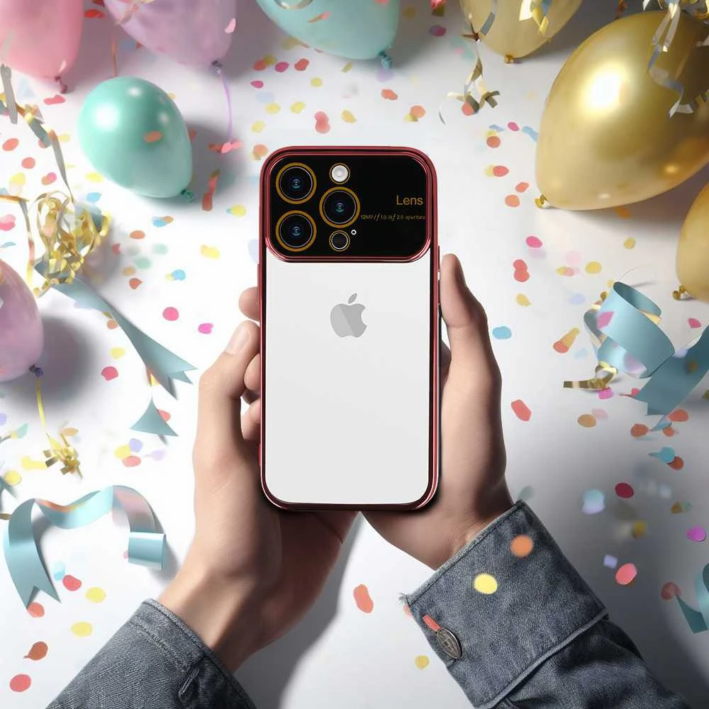 Toptel Topt Electro Lens dėklas skirtas Apple iPhone X/XS Cherry