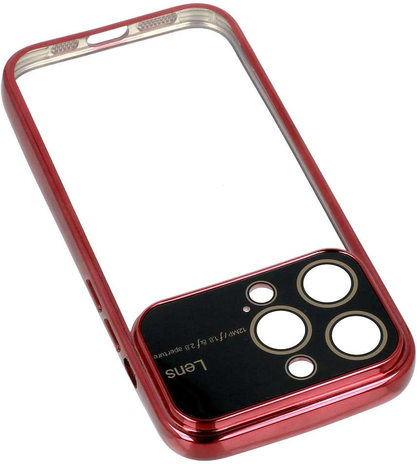 Fusion Accessories Topt Electro Lens dėklas skirtas Apple iPhone 13 Pro Max Cherry