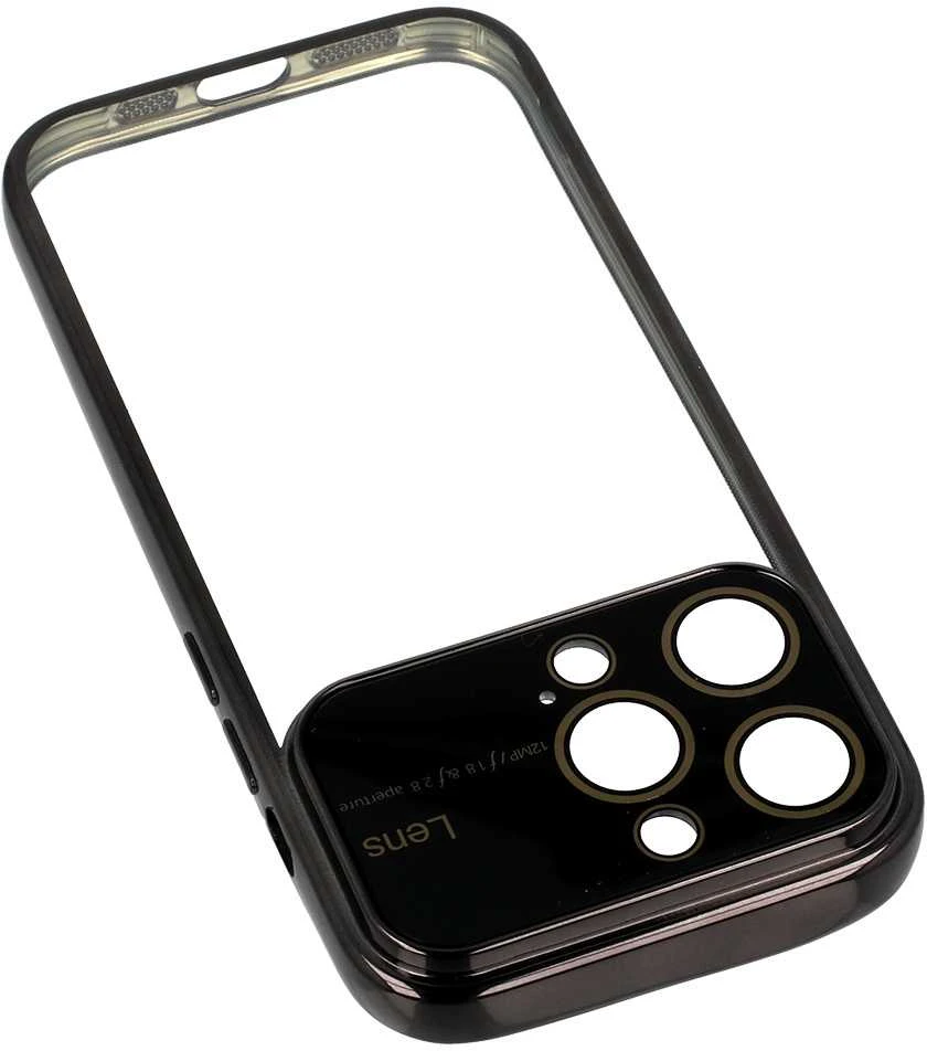 Fusion Accessories Topt Electro Lens dėklas skirtas Apple iPhone 13 Pro juodos spalvos