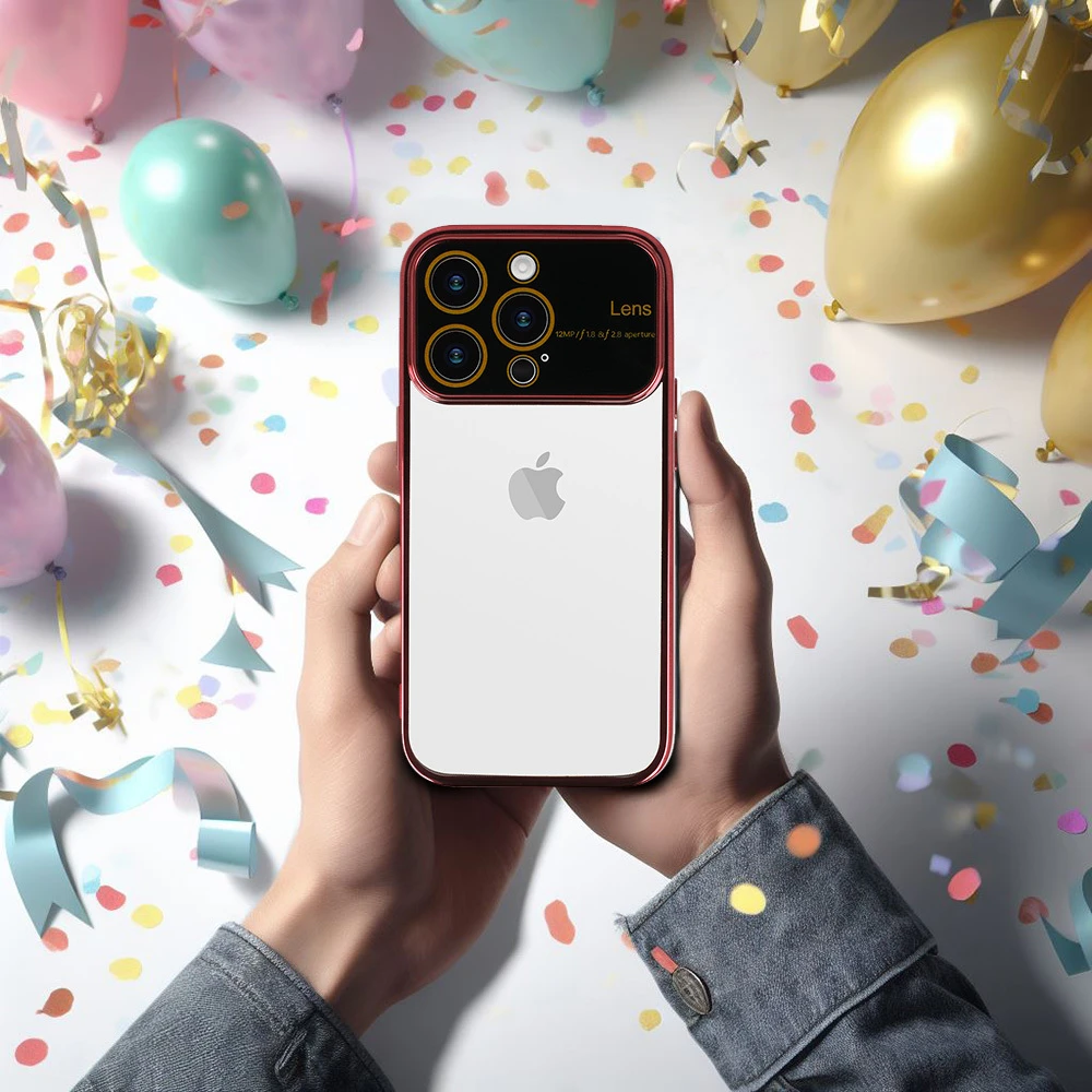 Toptel „Electro Lens Dėklas“, skirtas „Xiaomi Redmi Note 10/Note 10S/Poco M5S Cherry“